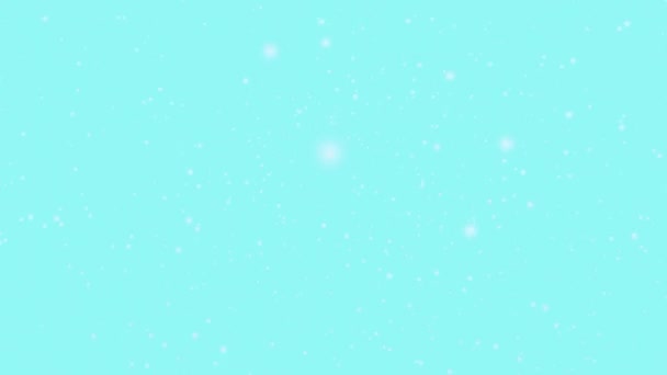 Όμορφο Χειμωνιάτικο Χριστουγεννιάτικο Φόντο Χιόνι Που Πέφτει Animation Χιόνι — Αρχείο Βίντεο