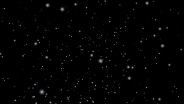 美丽的冬季背景 4K雪动画 — 图库视频影像