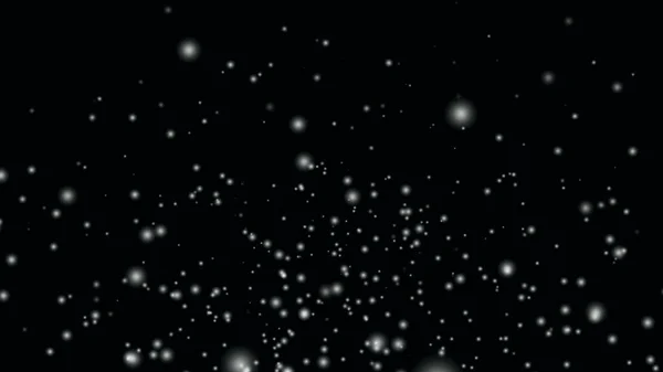 Copos Nieve Volando Sobre Fondo Negro Nieve Cayendo Nieve Fondo —  Fotos de Stock