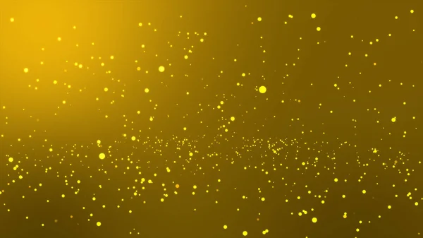 Heldere Gloeiende Deeltjesregen Met Scherptediepte Hoge Kwaliteit Glow Deeltjes Stuiteren — Stockfoto