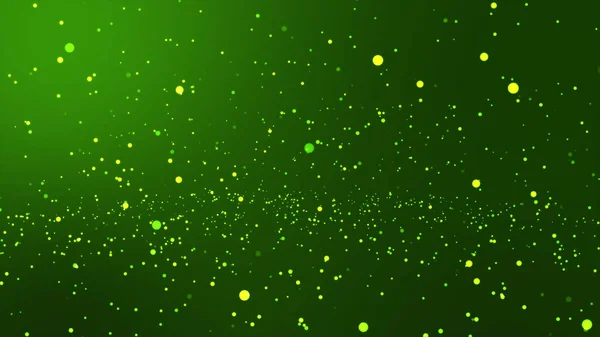 Parçacıklar Yansıtıcı Bir Zeminde Zıplarlar Zıplayan Parçacıklar Zemin Zenginleştikçe Parlayan — Stok fotoğraf