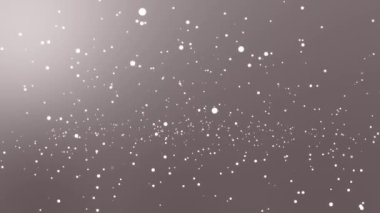 Gümüş renkli parçacıklar düşüp zıplıyorlar. Soyut Zıplayan Parçacıklar Arkaplan Animasyonu Soyut karmaşık parçacıklar zıplıyor.