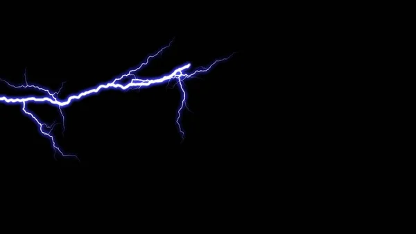 稲妻の背景 雷の背景 黒の背景に隔離された雷のオーバーレイ 夏の嵐の間の雷 — ストック写真