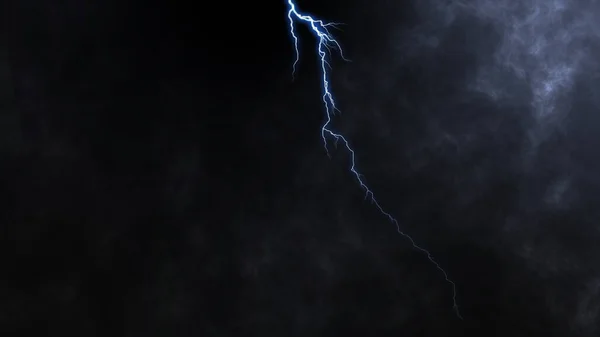Blitzlichtgewitter Auf Dunklem Hintergrund Banner Design Gewitter Blitz Der Nacht — Stockfoto