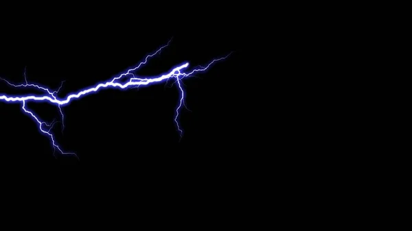 Bliksemachtergrond Donderende Achtergrond Lightning Overlay Geïsoleerd Zwarte Achtergrond Bliksem Tijdens — Stockfoto