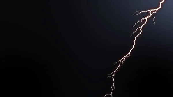 Молнии Природы Вспышки Дождя Небо Изолированный Электрический Удар Молнией Визуальный — стоковое фото