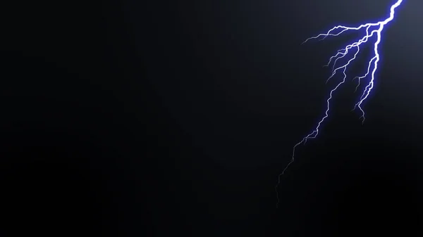 Молнии Природы Вспышки Дождя Небо Изолированный Электрический Удар Молнией Визуальный — стоковое фото