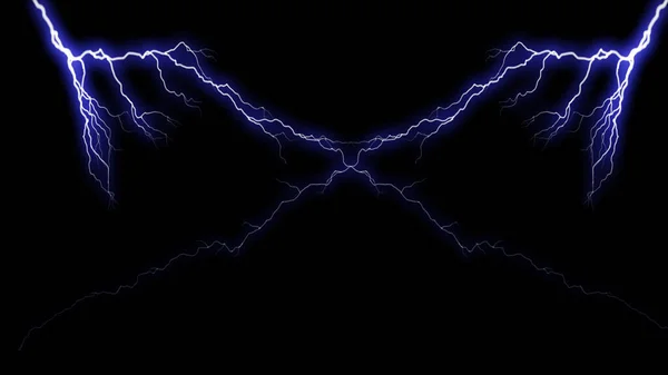 Lightning Bolts Sea Lightning Nature Flash Rain Sky — Stock Photo, Image