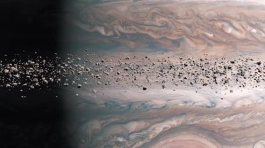 Jüpiter Halkalarının Üzerinden Uçmak