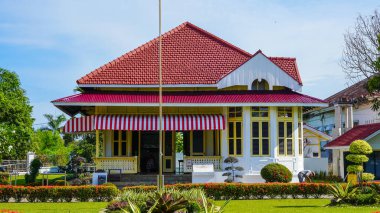 Bengkulu, March 20, 2024: Soekarno house of exile as a political prisoner (1938-1942) during Dutch East Indies Colonial rule in the city of Bengkulu clipart