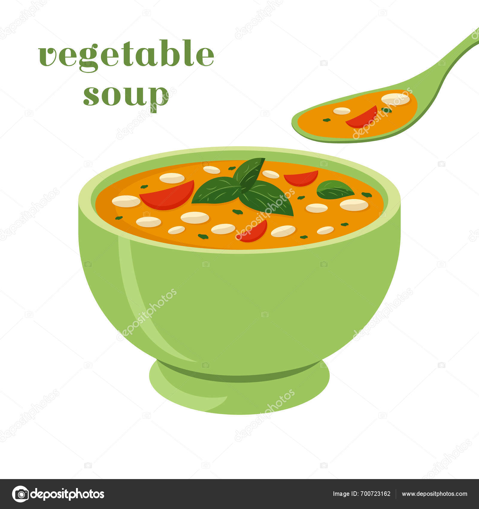 Images vectorielles pour Soupe pour enfants, image size:1600x1700