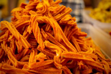 Popular Asian indian spicy masala snack variety nut cereal pulse crispy and crunchy delicious rich