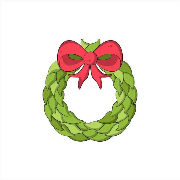 Wreath Decoration Special Christmas — Stock Vector