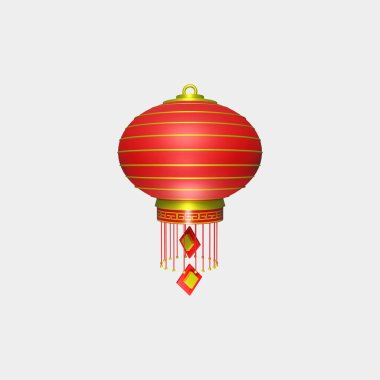 lantern Chinese New Year 3d illustration