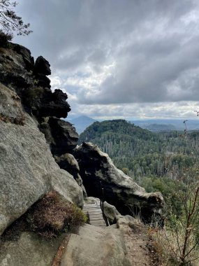 Dağların güzel manzarası