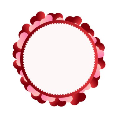 çember şeklinde kalp çerçevesi