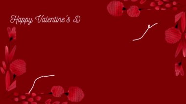 Red and pink valentine's day special video