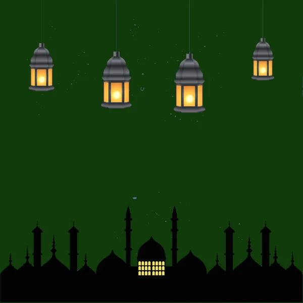 siyah fenerler ve şehir inşa illüstrasyonları, Ramazan İslam Kurban Bayramı, Ramazan, aydınlatma armatürü, tatiller, bayram Aladha 