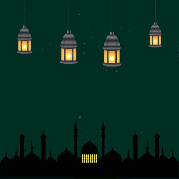 siyah fenerler ve şehir inşa illüstrasyonları, Ramazan İslam Kurban Bayramı, Ramazan, aydınlatma armatürü, tatiller, bayram Aladha 