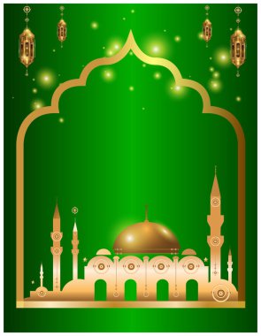 Ramadan Kareem traditional Islamic festival religious social media banner
