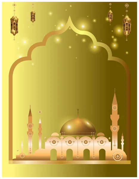 Ramadan Kareem traditional Islamic festival religious social media banner