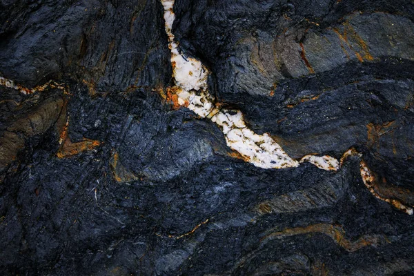 Die Erosion Des Wassers Auf Den Felsen Strukturen Und Muster — Stockfoto