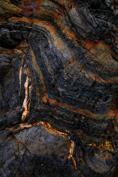 Die Erosion Des Wassers Auf Den Felsen Strukturen Und Muster — Stockfoto