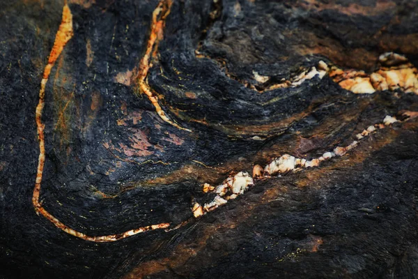 Erozja Wody Skałach Tekstury Wzory Generowane Kamieniach Plaż Asturii Plaża — Zdjęcie stockowe
