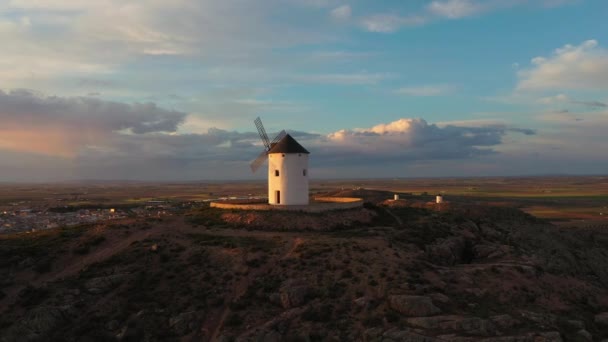 Trval Tom Miguel Cervantes Začátkem Století Román Don Quijote Kterém — Stock video
