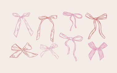 El yapımı doğrusal yay seti düğün ve Sevgililer Günü tasarımı için mükemmel. Değişik şekillerde ve stillerde çeşitli romantik kurdeleler içerir..