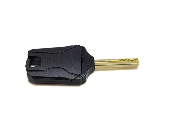 Autoschlüssel Plastikschlüssel Isoliert Auf Weißem Hintergrund Kopierraum — Stockfoto