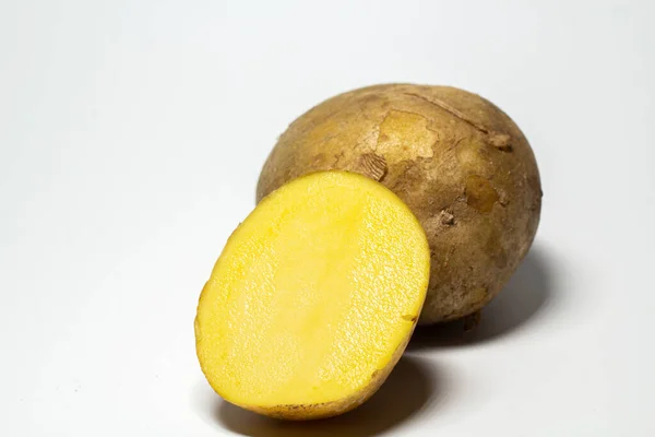 Купа Картоплі Ізольована Білому Тлі — стокове фото
