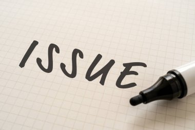 İşaretli beyaz kağıt 