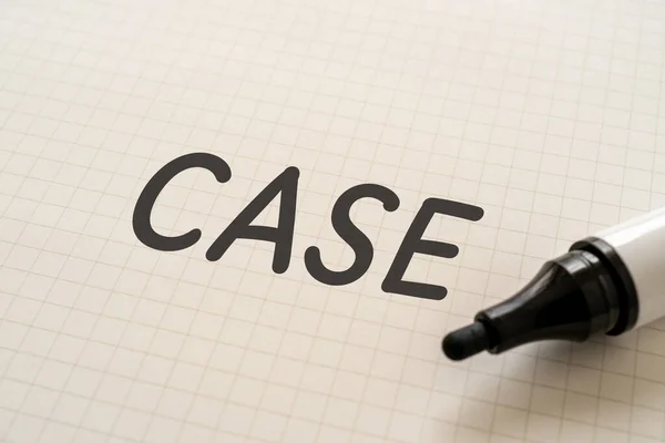 White Paper Written Case Markers — Stock fotografie
