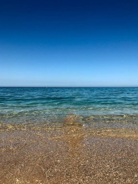 Serene sea of tranquility a calming and thought-provoking ocean view