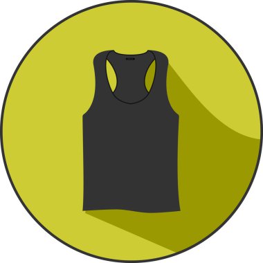 Tank Top simgesi - Bu bir kolsuz tişörtün düz bir simgesi. Bu, web sitesi tasarımı, uygulama geliştirme ve yazıcı materyalleri gibi çeşitli kullanımlar için mükemmel olacak basit ama zarif bir tasarım. Simge JPG ve eps biçimlerinde mevcuttur