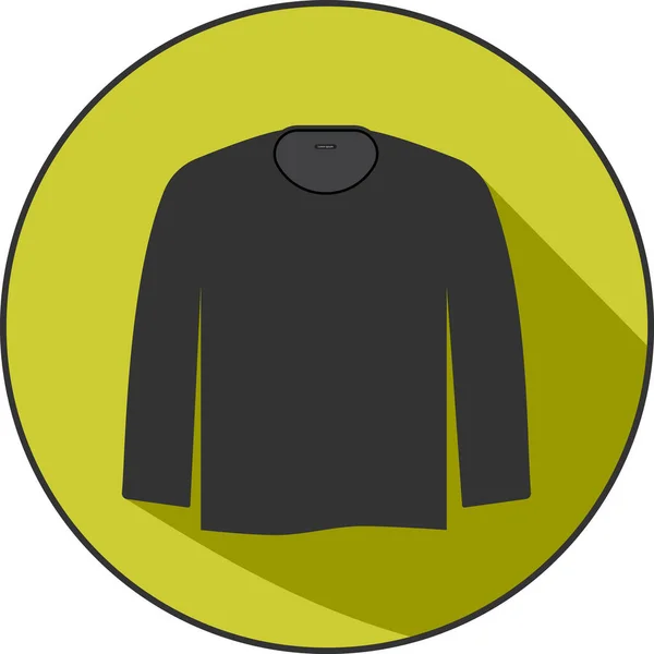 Long Sleeve Icon Flat Icon Long Sleeve Shirt Simple Yet — Stock Vector
