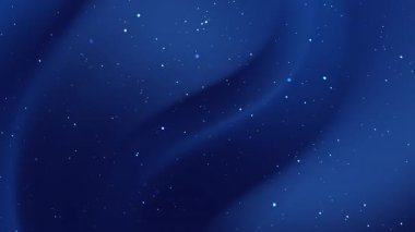 Küçük parlak yıldızlı mavi dönen gökada, astronomi, bilim, uzay temalı tasarımlar, eğitim materyalleri ve arka planlar için mükemmel..