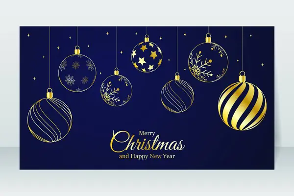 L9Réaliste Joyeux Noël Fond Des Graphic — Image vectorielle