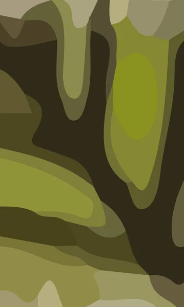 Esthétique Fond Abstrait Vert Formes Variées Composition Unique Convient Pour — Image vectorielle