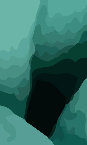 Estetisk Grön Abstrakt Bakgrund Med Kopia Utrymme Område Lämplig För — Stock vektor