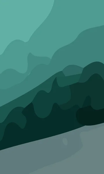 Эстетический Зеленый Абстрактный Фон Копировальным Пространством Подходит Плаката Баннера — стоковый вектор