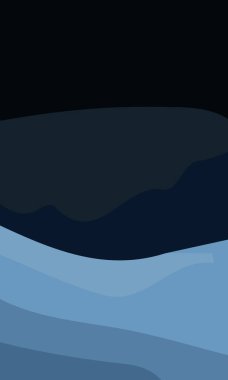 Kopya alanı olan estetik mavi soyut arkaplan. Poster ve afişe uygun