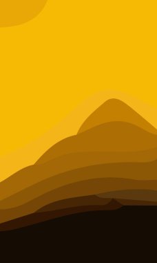 Kopya alanı olan estetik sarı soyut arkaplan. Poster ve afişe uygun