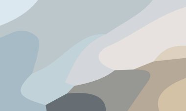 Kopya alanı olan estetik mavi soyut arkaplan. Poster ve afişe uygun