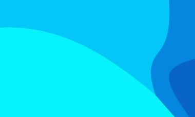 Kopya alanı olan estetik mavi soyut arkaplan. Poster ve afişe uygun