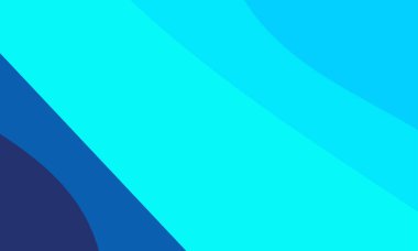 Kopya alanı olan estetik mavi soyut arkaplan. Poster ve afişe uygun