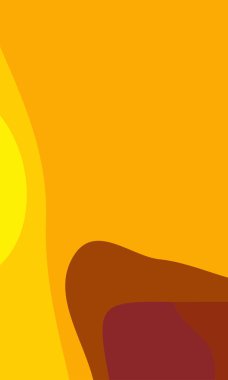 Kopya alanı olan estetik sarı soyut arkaplan. Poster ve afişe uygun