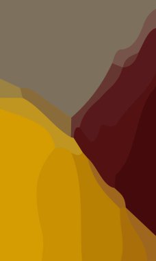 Kopya alanı olan estetik sarı soyut arkaplan. Poster ve afişe uygun