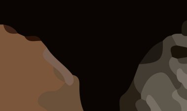 Fotokopi alanı olan estetik kahverengi soyut arkaplan. Poster ve afişe uygun